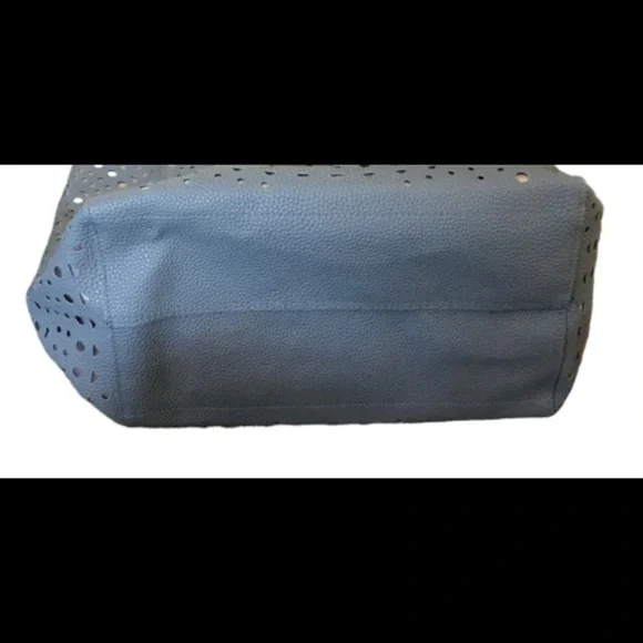 BATH & BODY WORKS Metallic Sheen Tote With Laser Cut Out Detail Grey One Size - Picture 6 of 8